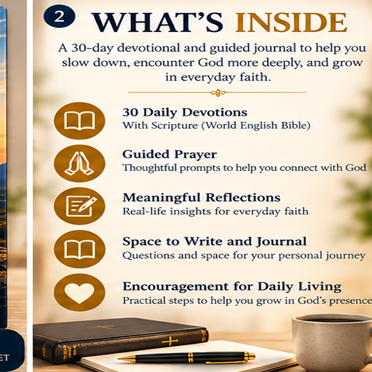 In His Presence: 30-Day Christian Devotional & Prayer Journal (PDF)