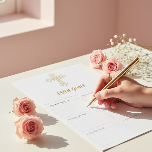 Faith Goal Setting Worksheet Lifestyle